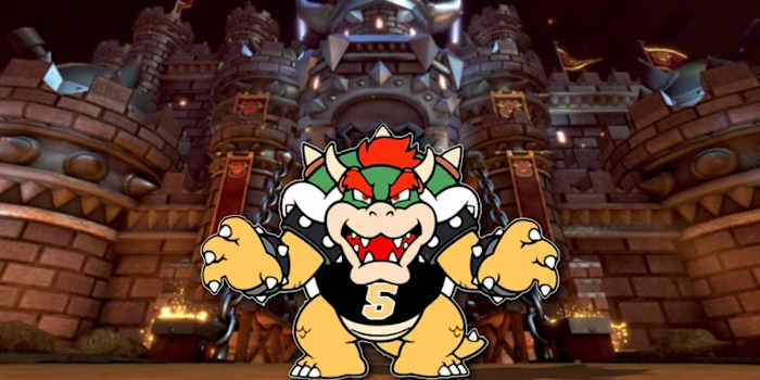 Bowser and Mario Kart, quite the comparison from Mr. Robinson regarding his teammate 